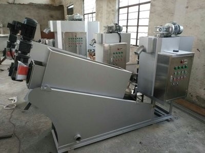 Buy Power Saving Screw Press Dewatering Water Saving Sludge Machine For Food Sewage online manufacture
