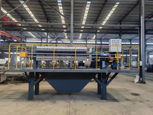 Buy Smallscale Sludge Dewatering Round Clay Filter Press Machine , Plastic Wastewater Plate Frame Filter Press online manufacture