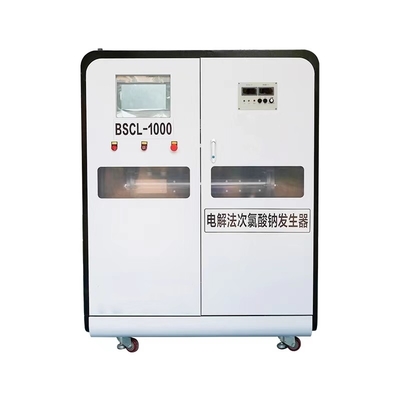 Buy Water Treatment Capacity 0-5000L/Hour Sodium Hypochlorite Generator With Membrane Electrolytic Cell 6-8g/L Concentration online manufacture