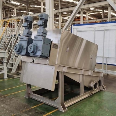 Buy Sludge Dewatering Volute Screw Filter Press Essential Machine For Wastewater Treatment And Dehydration online manufacture