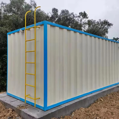 Buy 7500 kg Weight Building Material Shops Domestic Sewage Intelligent Integrated Mobile Wastewater MBBR Sewage Treatment Plant online manufacture