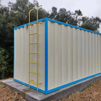 Buy Electric Auto Control MBBR MBR Packaged Waste Water Treatment Plant Containerized Sewage Treatment Equipment online manufacture