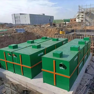 Buy 50-6000m3/d Mobile Containerized Sewage Treatment Plant For Plastic PET Washing Textile Farm Food Processing Recycling online manufacture