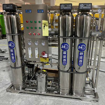 Buy RO-500 500LPH Industrial Water Purification Systems Reverse Osmosis Water Plant For Customized Voltage Drinked Pure Water online manufacture