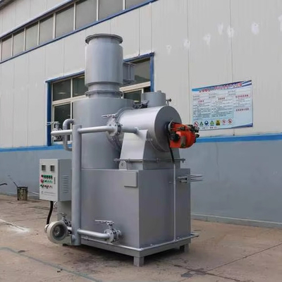 Buy Smokeless Small Pets Animal Crematory For Hospital Medical Waste Incineration And Garbage Manufacturing Plant In Grey online manufacture