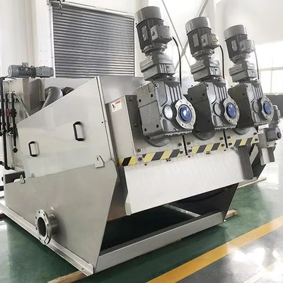 Buy Automatic Running Sludge Reduction System Wastewater Filter Press Dewatering Machine For Biogas Digester Digestate online manufacture