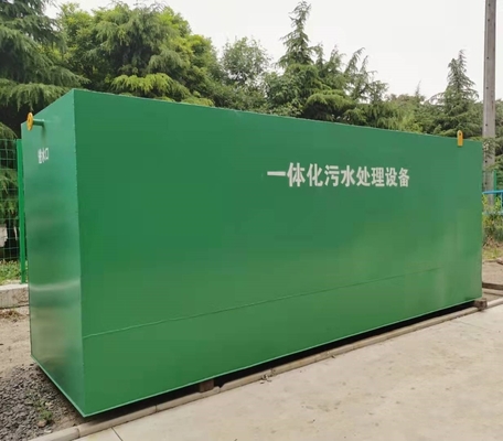 Buy City Domestic Sewage Equipment Compact Hospital Wastewater Treatment Plant Package MBBR System With Aeration System online manufacture