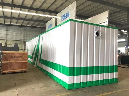 Buy MBR Sewage Water Treatment Machine with PVDF Membrane Material and 95% SS Removal Efficiency in Compact Design online manufacture