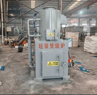 buy Carbon Steel Animal Body Incinerator with Up To 1200°C Temperature and 1 Year Warranty for Eco-Friendly Waste Disposal online manufacture