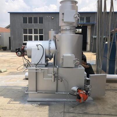 buy Industrial Waste Incinerator with 800-1200 Degrees Celsius Range and Carbon Steel Construction for Customizable Waste Disposal online manufacture
