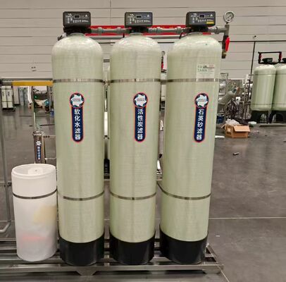 Buy Industrial Reverse Osmosis Water Treatment System Removes 95-99% Of Pollutants with 20000 Liters Per Hour Capacity and 1-Year Warranty online manufacture