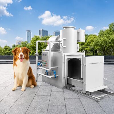 Buy Automatic 50-1000kg Smokeless High Capacity Hospital Medical Waste Incinerator online manufacture