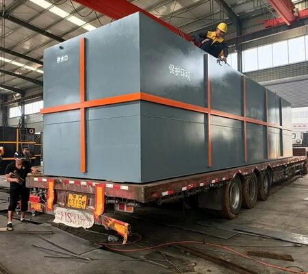 Buy Motor Driven MBR Industrial Integrated Sewage Domestic Wastewater Treatment Equipment Package Domestic Sewage Treatment Plant online manufacture