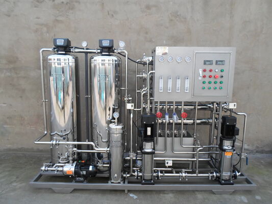 Buy 1 ton/Hour Capacity Reverse Osmosis Water Treatment Equipment with 99% High Purity and Removes 95-99% Of Pollutants online manufacture