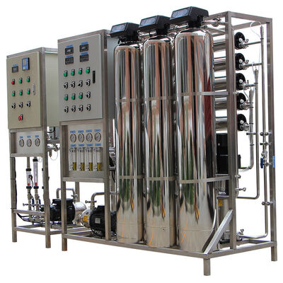 Buy Industrial RO Reverse Osmosis Water Filter System with PLC Control and 1 Year Warranty Removes 95-99% Of Pollutants online manufacture