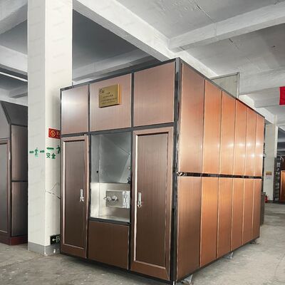 Buy Smokeless and Odorless Human Corpse Incinerator with PLC Control and Stainless Steel Construction online manufacture