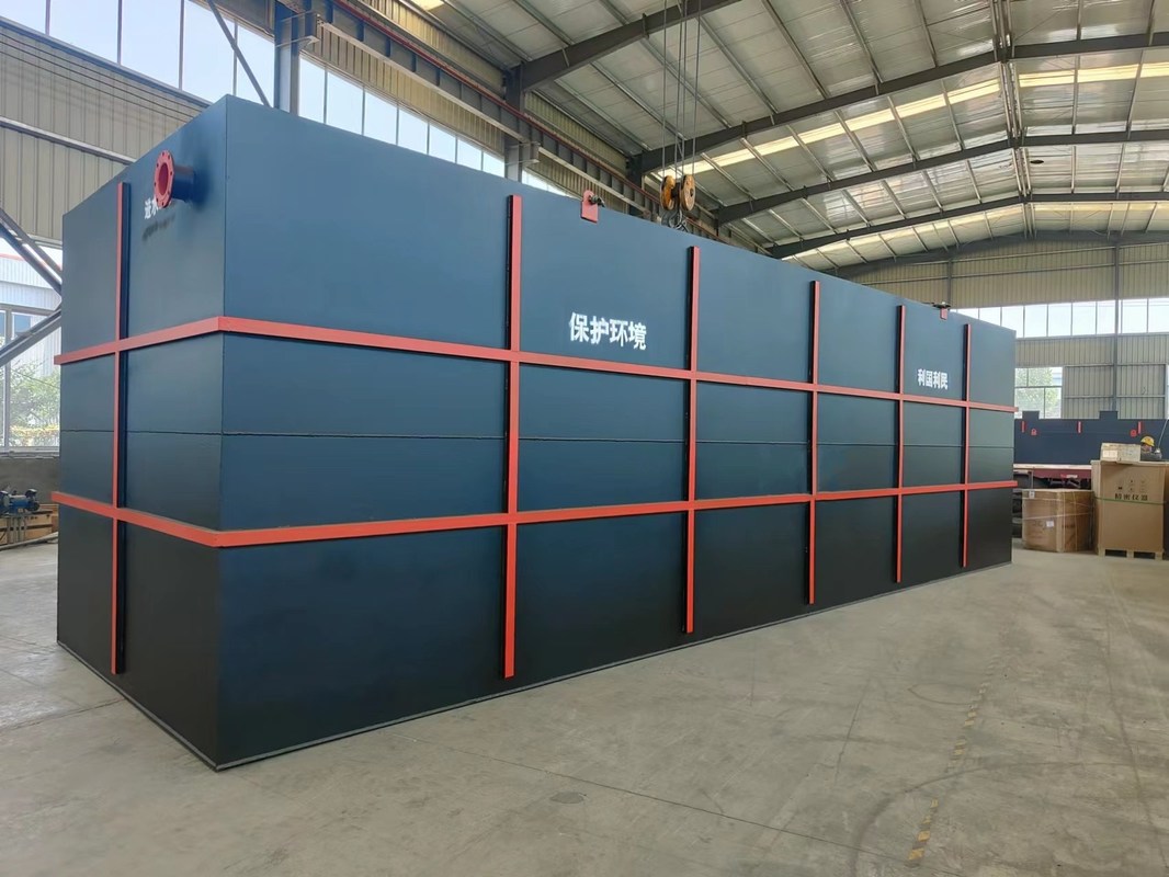 MBR Plant with Carbon Steel Framework and TSS Removal Over 99% for Compact Wastewater Treatment
