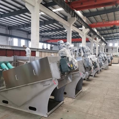 Oily Waste Dewatering Screw Press  Dewater Customizable Sludge Filter Press Filter