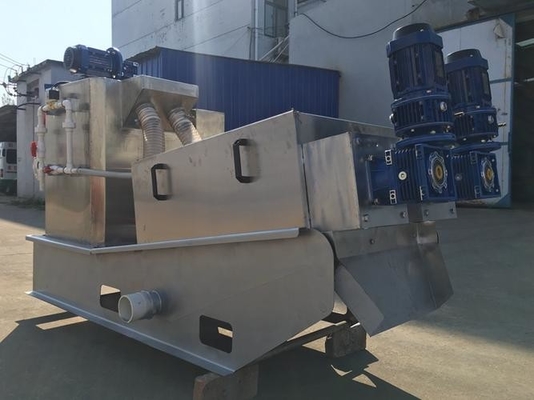 Oily Waste Dewatering Screw Press  Dewater Customizable Sludge Filter Press Filter