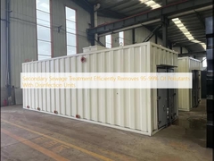 Secondary Sewage Treatment Efficiently Removes 95-99% Of Pollutants With Disinfection Units
