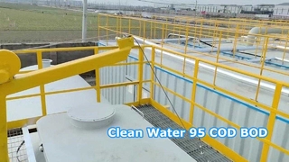 MBBR Plant Wastewater Treatment 95% COD BOD Reduction