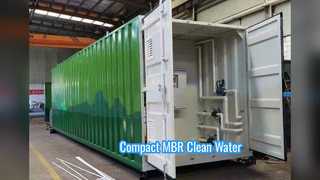 Compact MBR Plant Wastewater Treatment