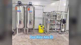 Pure Water Auto RO Filtration Stainless Steel