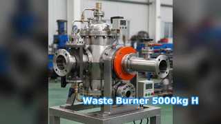 Waste Incinerator 50 5000kg H Oil Fuel Burner
