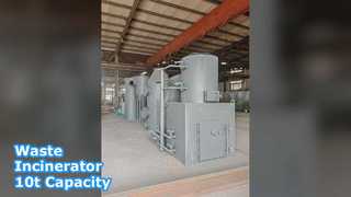 Waste Incinerator 15kg 10t Burn Ability